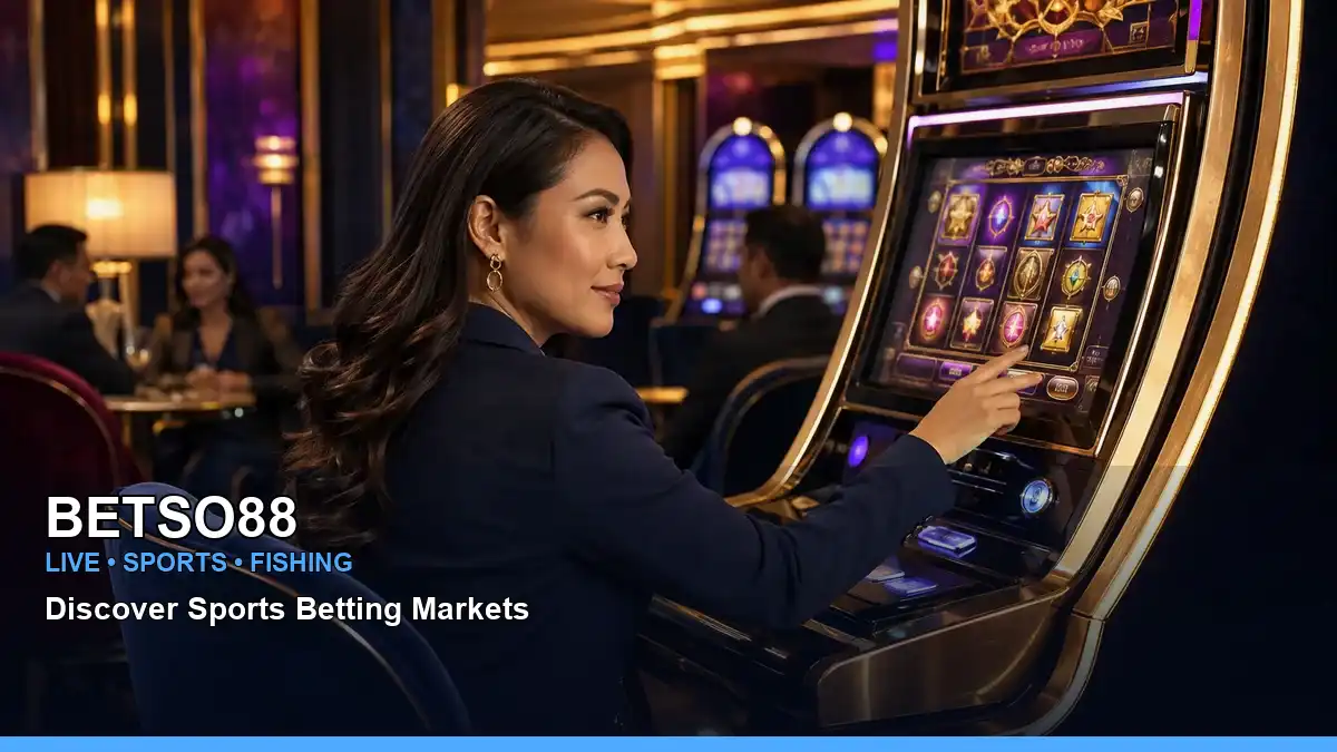 BETSO88 VIP casino rewards featuring an adult Filipina casino host with a celebratory composition
