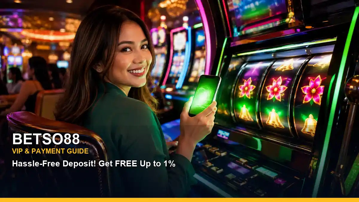 BETSO88 BETSO88 rewards information for Philippine users scene with dynamic casino first deposit rewards for players in the